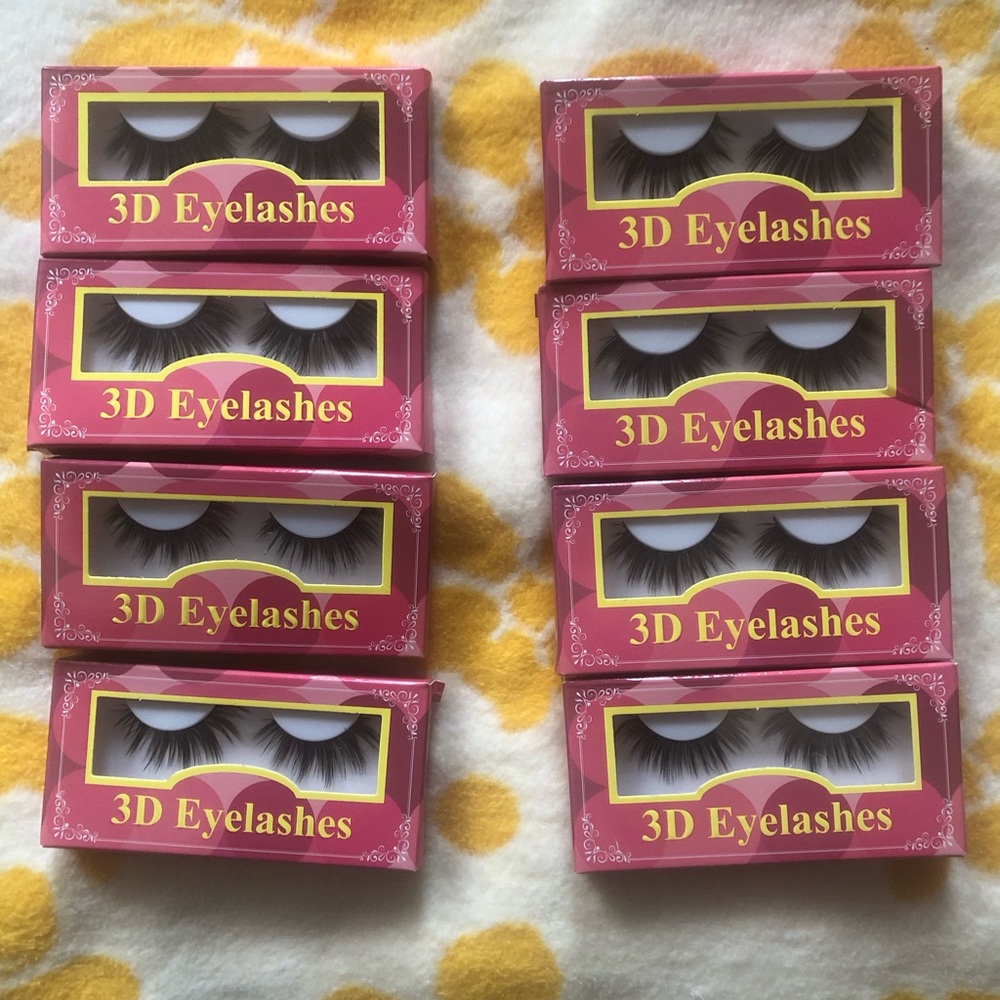 8 brand new boxes of 3D eyelashes